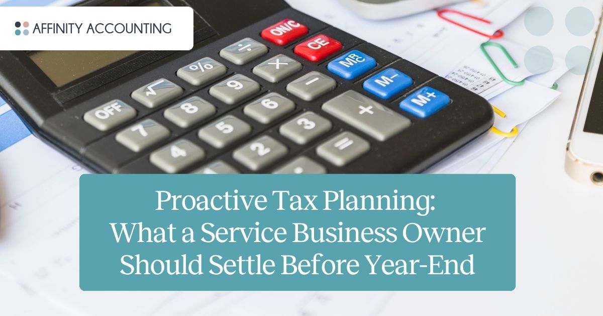 Proactive Tax Planning